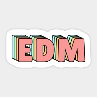 EDM PASTEL Sticker